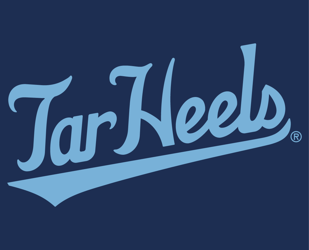 North Carolina Tar Heels 2015-Pres Wordmark Logo v12 iron on transfers for clothing